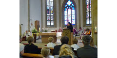 Festgottesdienst zum 50jahrigen Priesterjubiläum von Stadtpfarrer i.R. Geistlichen Rat Ulrich Trzeciok (Foto: Karl-Franz Thiede)